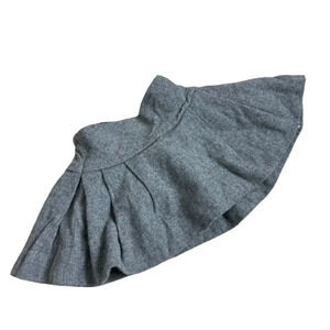 Crewcuts Gray Pleated Mini Skirt Wool Blend Lined Size 2 Style 96576 Girl’s